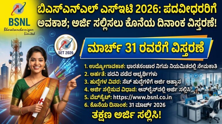 BSNL SET 2026: