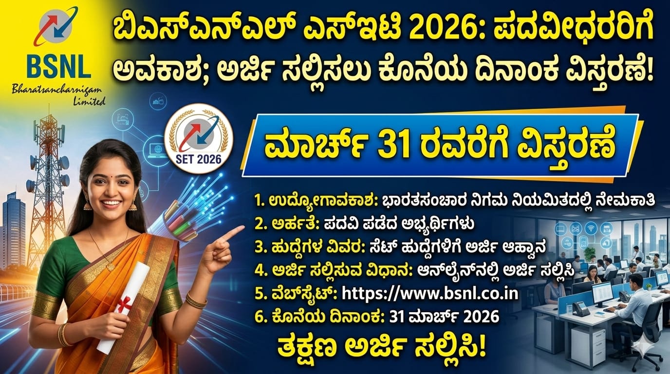 BSNL SET 2026: