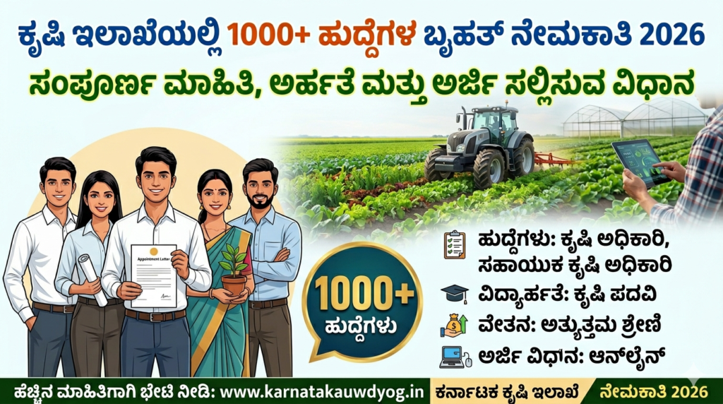 Agriculture Department Recruitment 2026