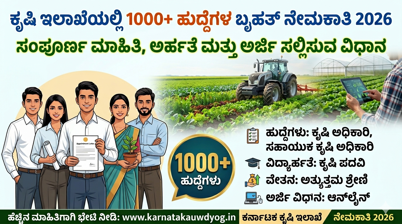 Agriculture Department Recruitment 2026